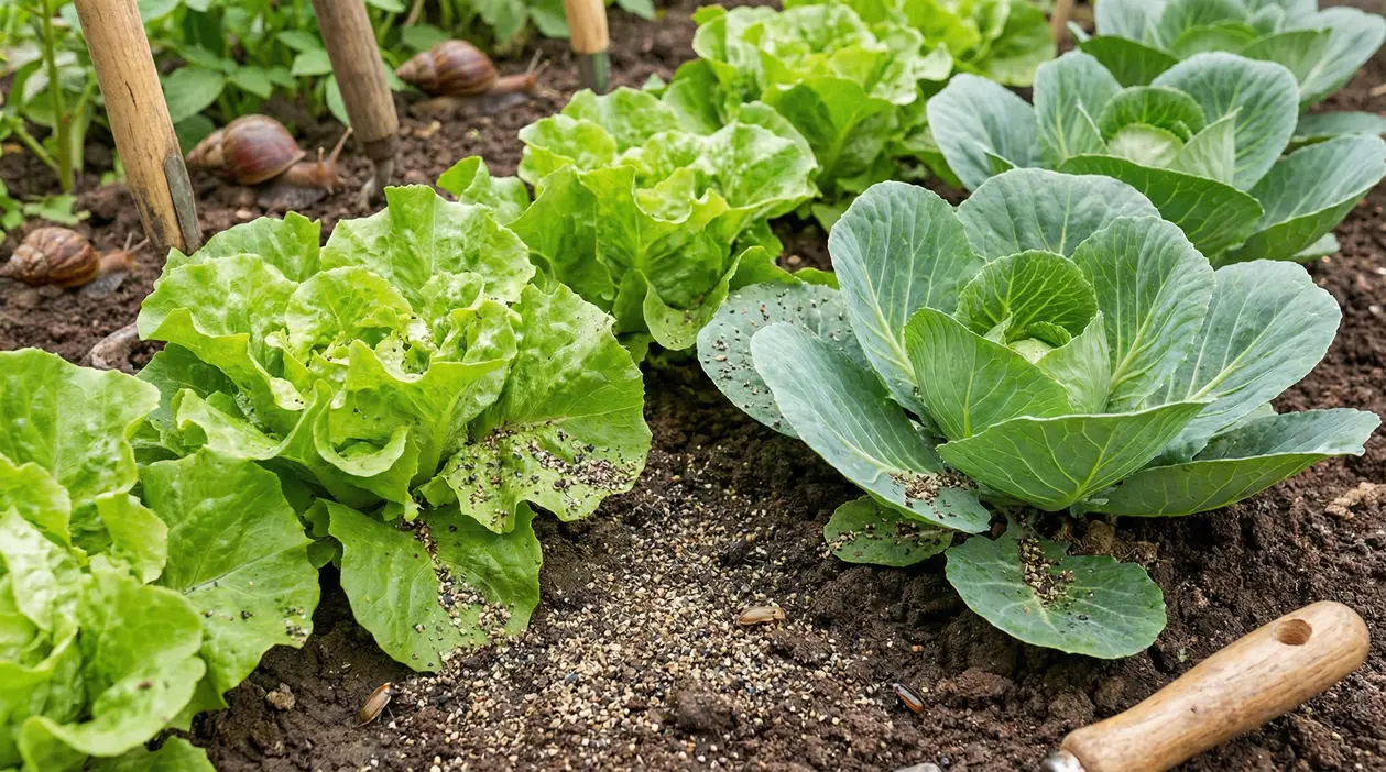 Pepe sparso nel terreno dell’orto tra lattuga e cavolo per tenere lontane lumache e insetti